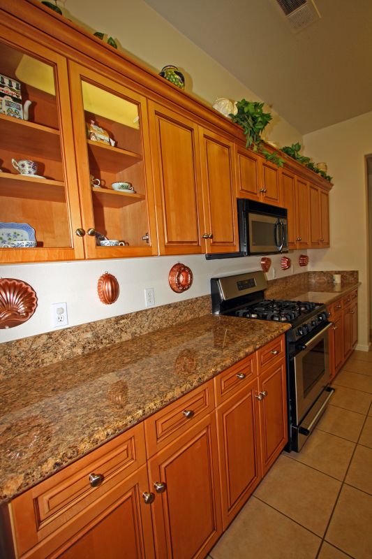 Cherry Cabinet Refacing in Carmel, IN